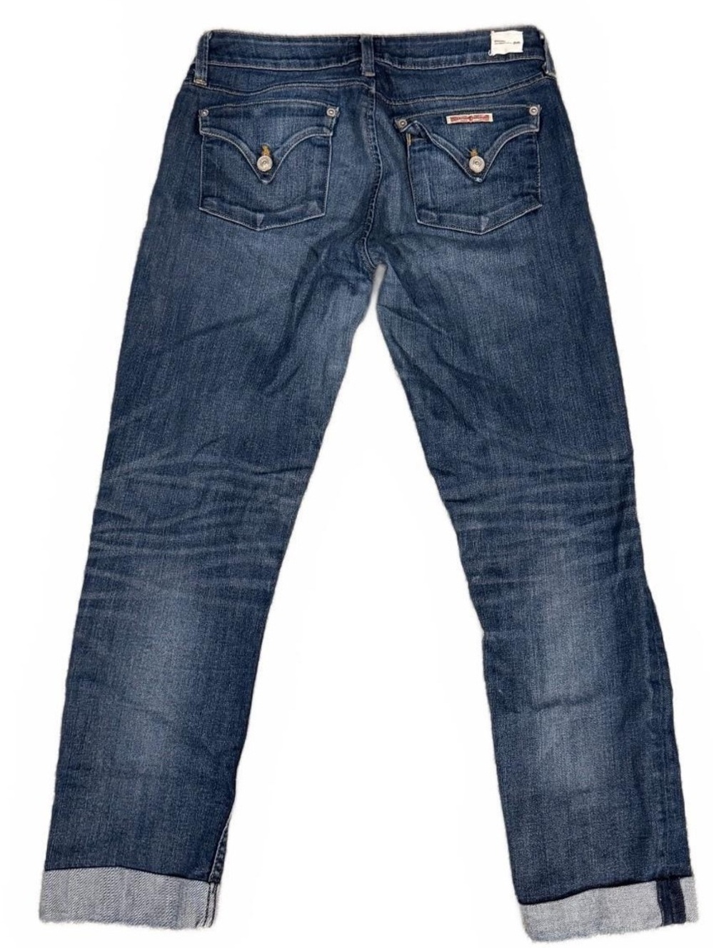 Hudson Bacara Crop Straight Cuffed Jeans Size 28 - Picture 4 of 6